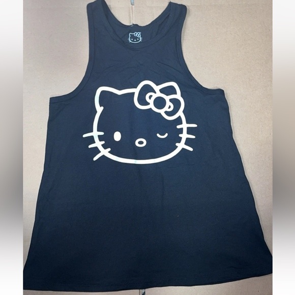 Hello Kitty black Tank Top women’s medium - Picture 1 of 1